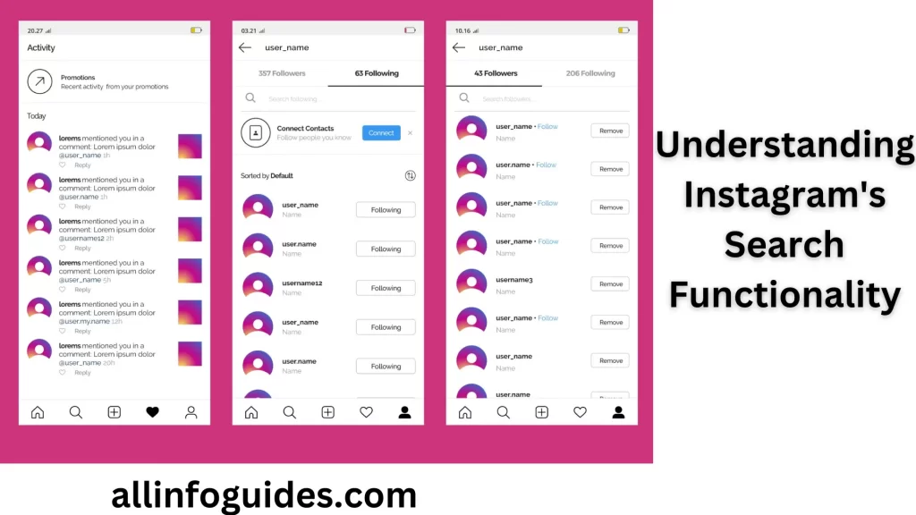 Understanding Instagram's Search Functionality