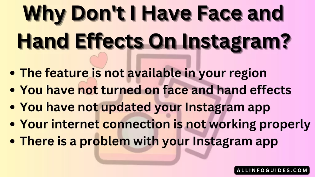 How to Turn on Hand and Face Effects on Instagram