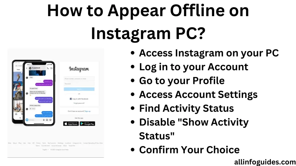 How to Appear Offline on Instagram PC?