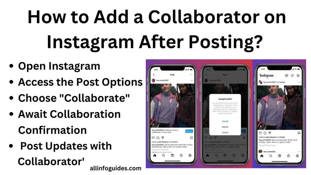How to Add a Collaborator on Instagram After Posting?